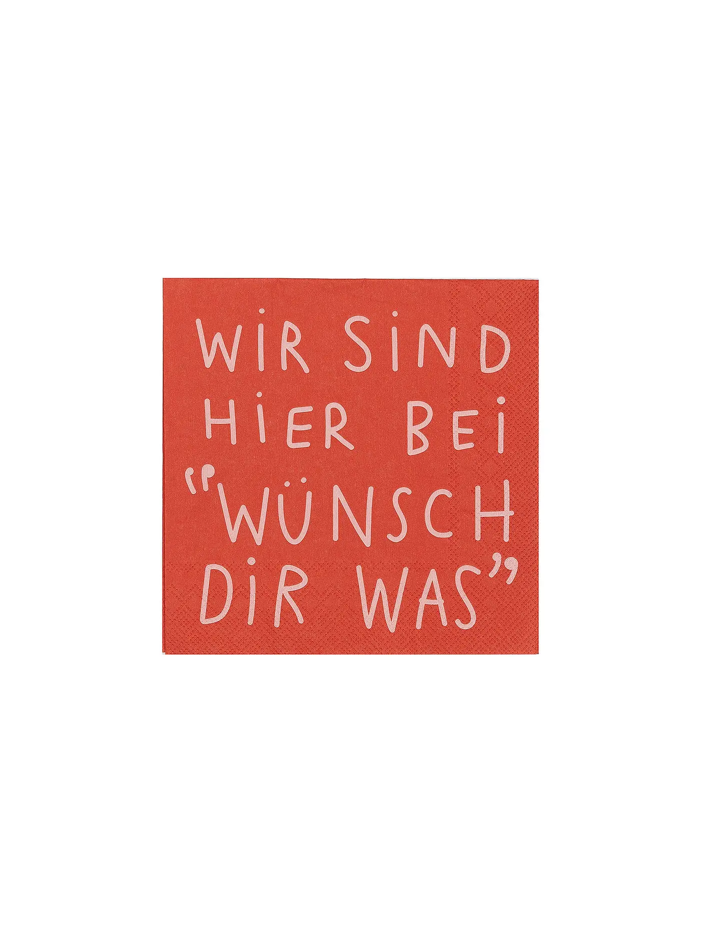 RAEDER | Lunch Servietten 33x33cm WUENSCH DIR WAS | 